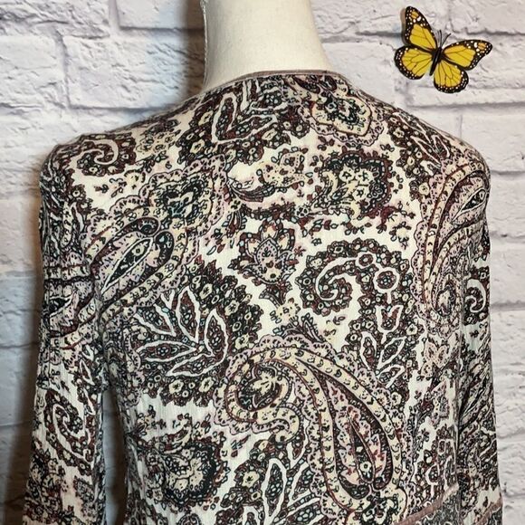 American Eagle Outfitters Peasant Blouse Bell Sleeves Size Medium - Picture 7 of 11